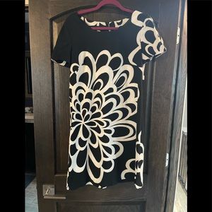 Black white dress